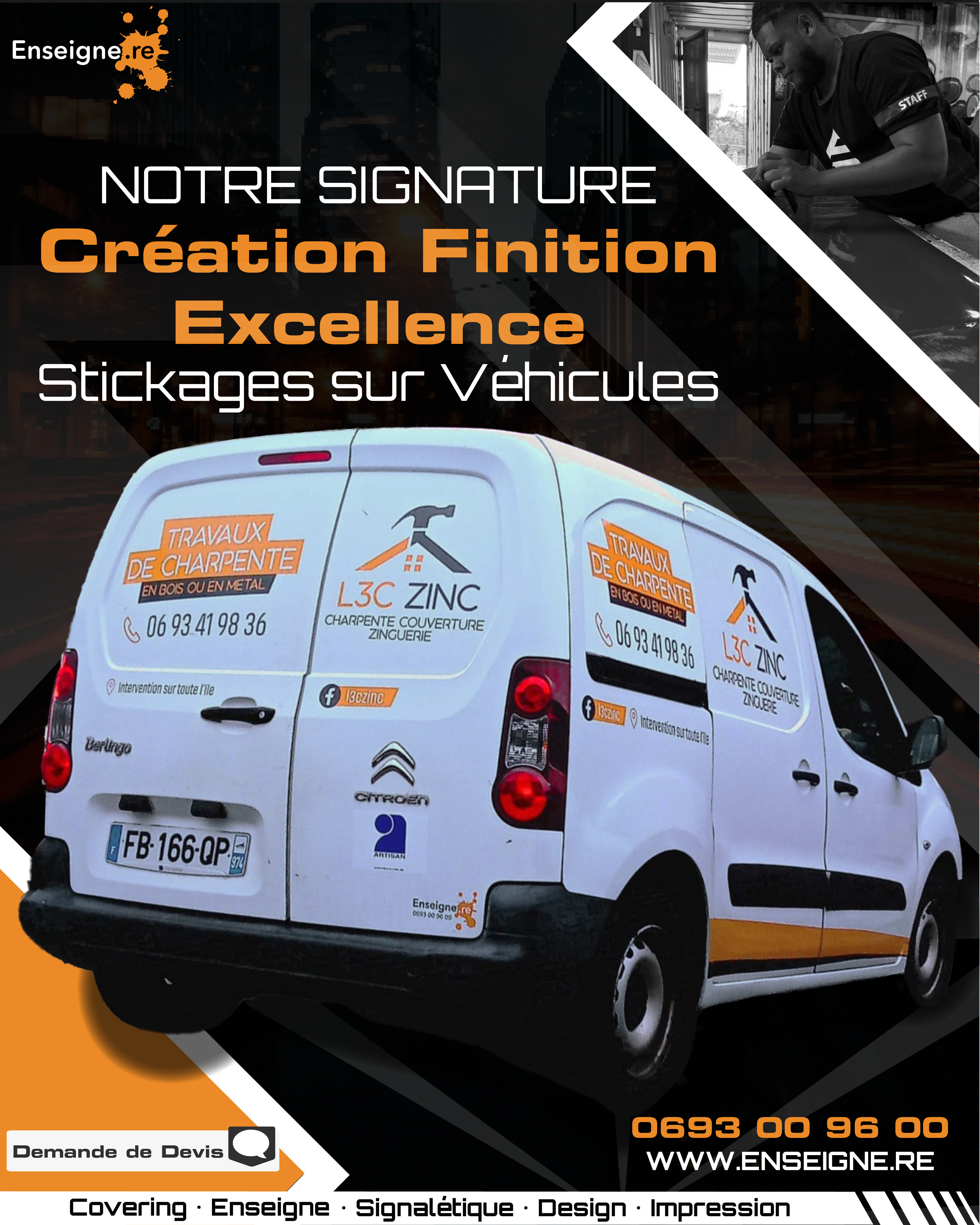 POST - L3C ZINC - enseigne re